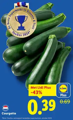 Lidl Courgette aanbieding