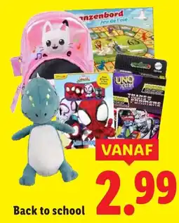 Lidl Back to school aanbieding