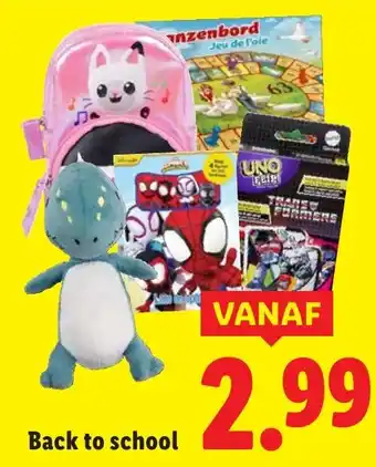 Lidl Back to school aanbieding