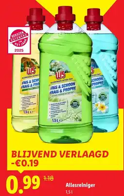 Lidl Allesreiniger aanbieding