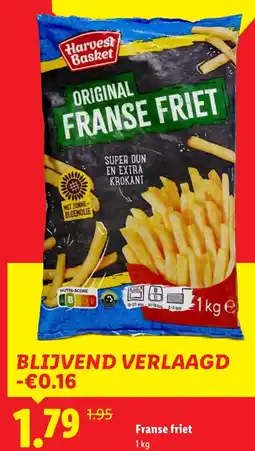 Lidl Franse friet aanbieding