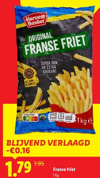 Lidl Franse friet aanbieding