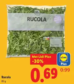 Lidl Rucola aanbieding