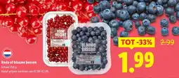Lidl Rode of blauwe bessen aanbieding
