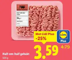 Lidl Half-om-half gehakt aanbieding