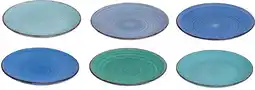 Bol.com Cookinglife Ontbijtborden Ocean Blue ø 19 cm - 6 stuks aanbieding
