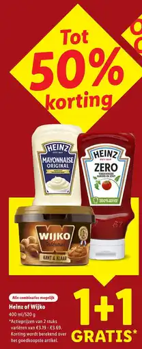 Lidl Heinz of Wijko aanbieding