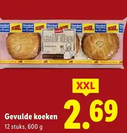 Lidl Gevulde koeken XXL aanbieding
