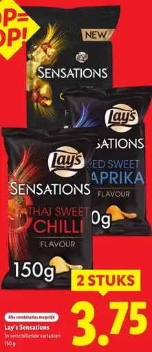 Lidl Lay's Sensations aanbieding