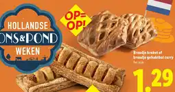 Lidl Broodje kroket of broodje gehaktbal curry aanbieding