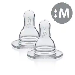 Babypark Medela Speen Medium Flow 2 Stuks aanbieding