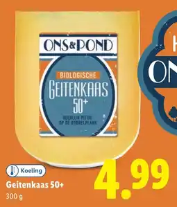 Lidl Geitenkaas 50+ aanbieding