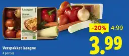 Lidl Verspakket lasagne aanbieding