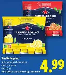 Lidl San Pellegrino aanbieding