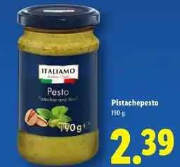 Lidl Pistachepesto aanbieding