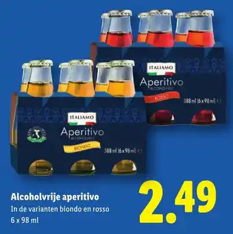 Lidl Alcoholvrije aperitivo aanbieding