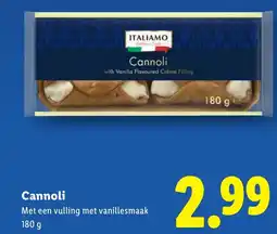 Lidl Cannoli aanbieding