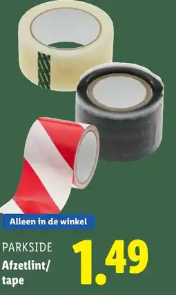 Lidl PARKSIDE Afzetlint tape aanbieding