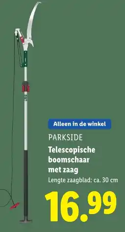 Lidl Telescopische boomschaar met zaag aanbieding