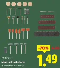 Lidl PARKSIDE Mini-tool toebehoren aanbieding