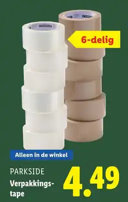Lidl PARKSIDE Verpakkings tape aanbieding