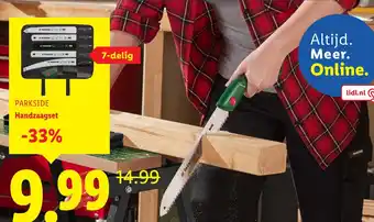 Lidl PARKSIDE Handzaagset aanbieding