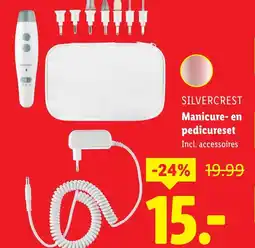 Lidl SILVERCREST Manicure en pedicureset aanbieding