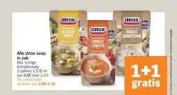 Albert Heijn Alle Unox soep in zoek aanbieding