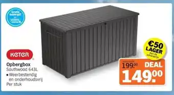 Albert Heijn Opbergbox Southwood aanbieding