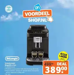 Albert Heijn Volautomaat Magnifica Evo ECAM290.61.B aanbieding