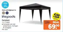 Albert Heijn lifegoods Partytent aanbieding