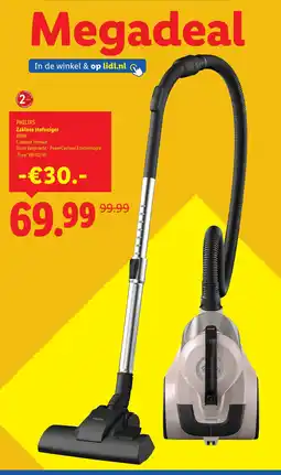 Lidl Zakloze stofzuiger aanbieding