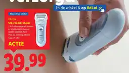 Lidl BRAUN Silk-épil lady shaver aanbieding