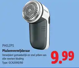 Lidl PHILIPS Pluizenverwijderaar aanbieding