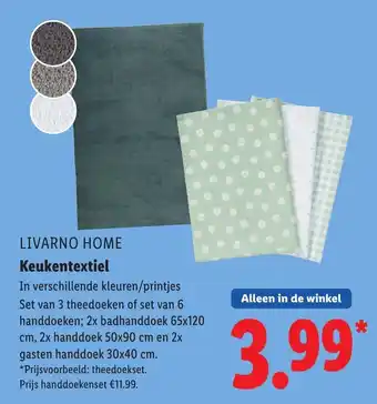 Lidl Keukentextiel aanbieding