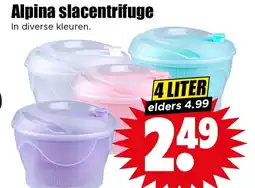 Dirk Alpina slacentrifuge aanbieding