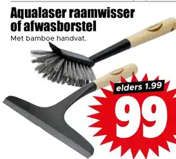 Dirk Aqualaser raamwisser of afwasborstel aanbieding