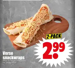 Dirk Verse snackwraps aanbieding