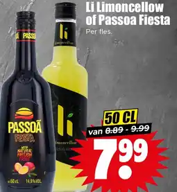 Dirk Li Limoncellow of Passoa Fiesta aanbieding