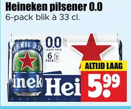 Dirk Heineken pilsener 0.0 aanbieding