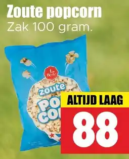 Dirk Zoute popcorn aanbieding