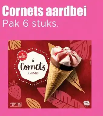 Dirk Cornets aardbei aanbieding