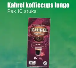 Dirk Kahrel koffiecups lungo aanbieding