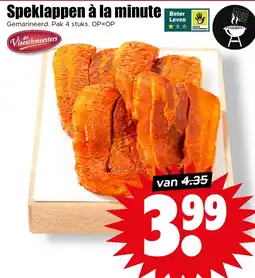 Dirk Speklappen à la minute aanbieding