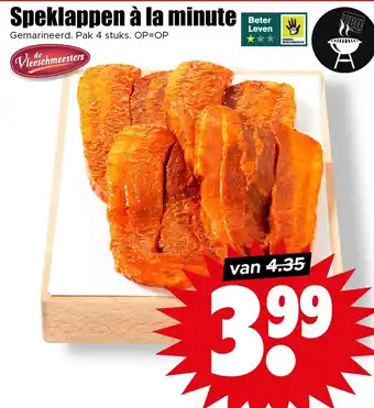 Dirk Speklappen à la minute aanbieding