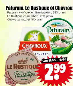 Dirk Paturain, Le Rustique of Chavroux aanbieding