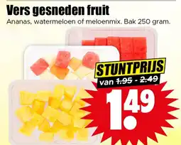 Dirk Vers gesneden fruit aanbieding
