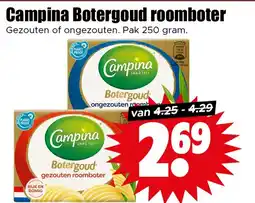 Dirk Campina Botergoud roomboter aanbieding