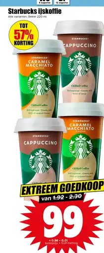 Dirk Starbucks ijskoffie aanbieding