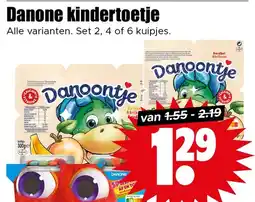 Dirk Danone kindertoetje aanbieding